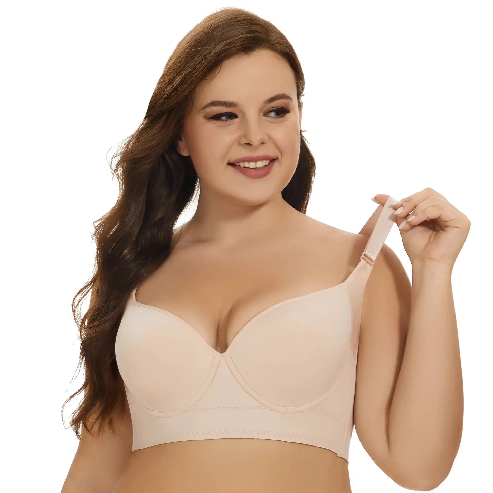 Back Smooth Out Shaper Bra Plus Size Wide Band Bras Shapewear Back Fat Smooth Underwear Top Breast Shapers F Cup Dropshipping