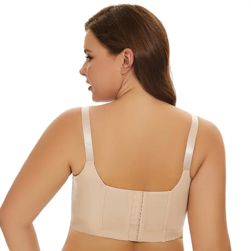 Back Smooth Out Shaper Bra Plus Size Wide Band Bras Shapewear Back Fat Smooth Underwear Top Breast Shapers F Cup Dropshipping