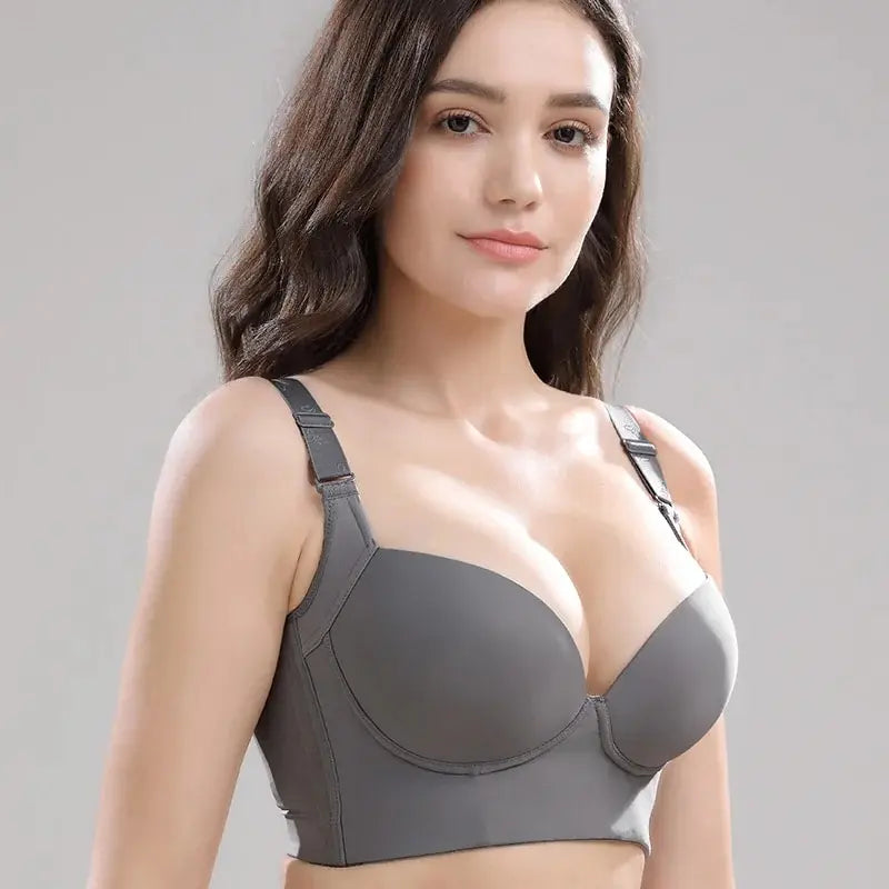 Back Smooth Out Shaper Bra Plus Size Wide Band Bras Shapewear Back Fat Smooth Underwear Top Breast Shapers F Cup Dropshipping